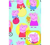 Peppa Pig 2X Gift Wrap Sheets and 2X Gift Tags