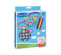 Peppa Pig 3-Slide Charm Bracelet Set with 18 Charms
