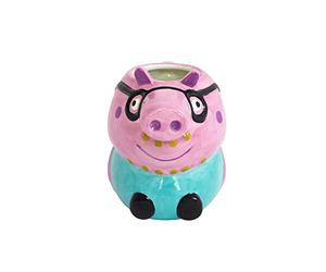 Peppa Pig 3D Daddy Pig Hand Painted Ceramic Mug