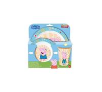 STOR Micro Set 3 PCS Peppa Pig Kindness Counts, Multicoloured, Estándar