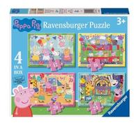 Peppa Pig Celebration Set of 4 Jigsaw Puzzles