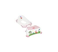 Peppa Pig 49613 Toilet Training Seat Bundled with Peppa Pig Step Stool with Non Slip Feet White