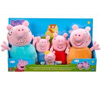 Peppa Pig 5 Pack Family Soft Plush Toy Set With Baby Evie
