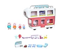 Peppa Pig Adventures, Family Motorhome Preschool Toy, Vehicle to RV Playset, Plays Sounds and Music, Ages 3 and up, 5.313 x 18.25 x 15 inches