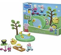 Peppa Pig Adventures Peppa's Picnic Playset & Figures 9 Pcs New Kids Xmas Toy 3+