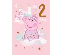 Peppa Pig Age 2 Birthday Card