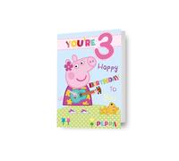 Peppa Pig Age 3 Birthday Card