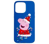 Peppa Pig All Around Christmas Lights Logo Case for iPhone 15 Pro Max
