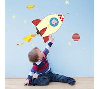 Peppa Pig and George in space wall stickers pack | Official Peppa Pig wall stickers range
