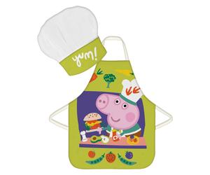 Peppa Pig Apron and Chef's Hat Set. Age 3-8 years Yum