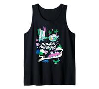 Peppa Pig Around The World Family Trip Vacation Route Tank Top
