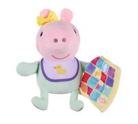 Peppa Pig Baby Evie with Blanket, Plush Preschool Toys, Cuddly Baby Toys