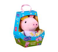 Peppa Pig Baby Evie with Blanket, Plush Preschool Toys, Cuddly Baby Toys