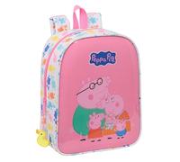 PEPPA PIG BABY PIG - Children's Backpack, Children's Backpack, School Backpack, Adaptable to Trolley, Ideal for Nursery, Comfortable and Versatile, Quality and Resistance, 22 x 10 x 27 cm