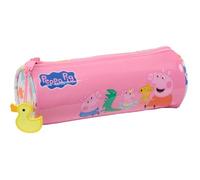 PEPPA PIG BABY PIG - Round School Pencil Case, Children, Child, Ideal for Children from 5 to 14 Years, Comfortable and Versatile, Quality and Resistance, 20 x 7 cm