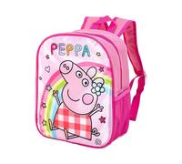 Peppa Pig Back To School Backpack - 31cm, Large Main Pocket, Side Water Bottle Pocket, Adjustable Straps | Code 1000E29-4112N