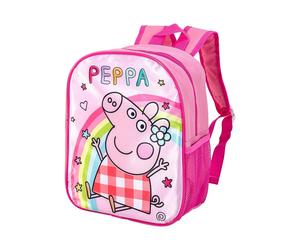Peppa Pig Back To School Backpack - 31cm, Large Main Pocket, Side Water Bottle Pocket, Adjustable Straps | Code 1000E29-4112N