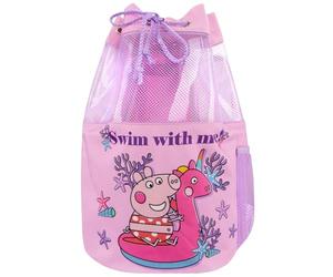 Peppa Pig Backpack, Cute Girls Swim Bag, Wet Bags For Swimming One Size