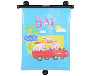 Peppa Pig Backseat Bundle - Roller Blind Sunshade, Hanging Organiser &