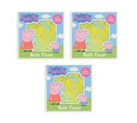 Peppa Pig Bath Fizzer Duo, Bath Toys, Kids Bath Bomb, for 3-Year-Olds and Older, Pineapple and Blueberry Scented, Mild & Gentle on Skin, 3 X 130g