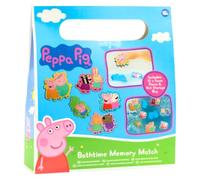 Peppa Pig Bathtime Memory Match Game, 10 Foam Pieces with Storage Bag, Ages 18+ Months