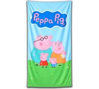 Peppa Pig Beach Towel for Kids Set - Peppa Pig Large Bath Towel Pack | 54"x27" Peppa Pig Towel for Pool | Lightweight, Microfiber | Peppa Pig Room Decor for Kids and Adults Alike
