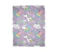 Peppa Pig Bedtime Throw - Lilac