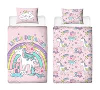 Peppa Pig Bedtime Panel Pink Kids Bedding Set - Toddler