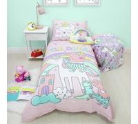 Peppa Pig Bedtime Panel Pink Kids Bedding Set - Toddler
