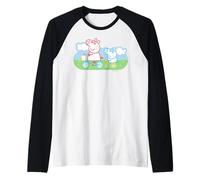 Peppa Pig Bicycle Raglan Baseball Tee