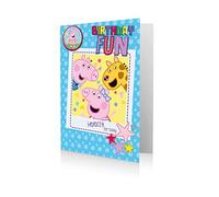 Peppa Pig Birthday Card with Clip Badge, Multi Colour, PG027