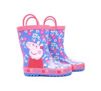 Peppa Pig Blue Character Wellington Boots with Handles Girls