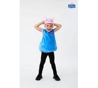 Peppa Pig Boys Blue George Pig 3D Headpiece 2 Piece Costume - 4-6 Years