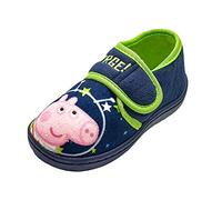 Peppa Pig Boys Cosmic Space George Blue Comfort Slippers