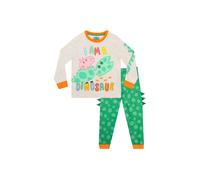 Peppa Pig Boy's George Pig I Am A Dinosaur Pyjamas in Green | Size: 6-7 Years Peppa Pig Green 6-7 Years