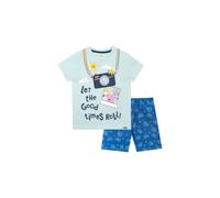 Peppa Pig Boy's George Pig Let The Good Times Roll Short Pyjamas in Blue | Size: 2-3 Years Peppa Pig Blue 2-3 Years