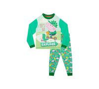 Peppa Pig Boy's George Pig Let's Go Explore Pyjamas in Green | Size: 7-8 Years Peppa Pig Green 7-8 Years