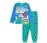 (18-24 Months) Boys Peppa Pig George Pig Pyjamas Kids Luxury Dino 3D spikes Full Length Pjs Set
