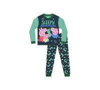 Peppa Pig Boy's George Pig Sleepy Adventures Pyjamas in Green | Size: 4-5 Years Peppa Pig Green 4-5 Years