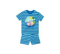 Peppa Pig Boy's George Pig T-Shirt & Shorts Towelling Set in Blue | Size: 4-5 Years Peppa Pig Blue 4-5 Years