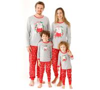 Peppa Pig Boy's Long Sleeve Long Leg Pyjama Set | Boys Red | Official | Size: 4-5 Years Peppa Pig Red 4-5 Years