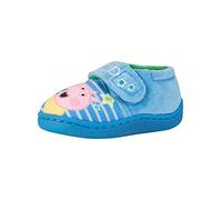 Peppa Pig Boys Slippers George Pig Blue Size 9