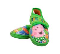 Peppa Pig Boys Slippers George Pig Green 10