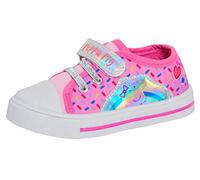 Peppa Pig Canvas Pumps for Girls Trainers Easy Fasten PlimsollsToddlers Shoes