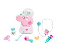Peppa Pig Checkup Case Set with Carry Handle, 8-Piece Doctor Kit for Kids with Stethoscope, Kids Toys for Ages 3 Up by Just Play