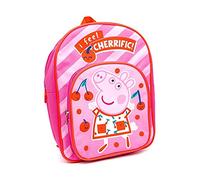 Peppa Pig Cherrific! Child's School Backpack Pink with Cherry Design