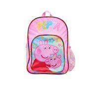 Peppa Pig Childrens Backpack Star Backpack Zip Fastening pink multi One Size