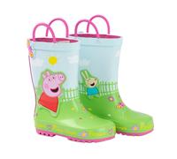 Peppa Pig Childrens/Kids Play Days Handle Wellington Boots NS8678