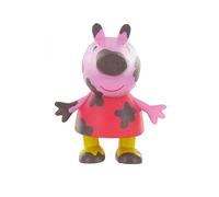 Peppa Pig Figurine On The Mud 6 cm Pig Comansi 99687
