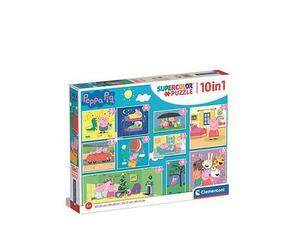 Peppa Pig Clementoni 10-In-1 Bumper Jigsaw Puzzle Pack One Colour